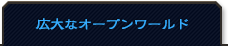 広大なオープンワールド 