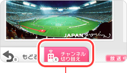 チャンネルの切り替え