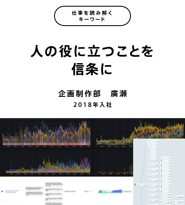 人の役に立つことを信条に