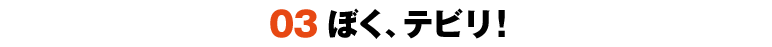 03 ぼく、テビリ！