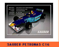 SAUBER PETRONAS C16