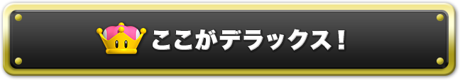 ほかにもここがデラックス！