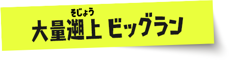 大量遡上 ビッグラン