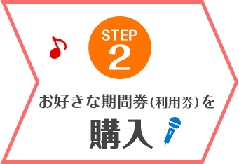 STEP2 お好きな期間券（利用券）を購入