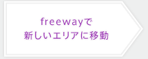 freewayを通って新しいエリアに移動→