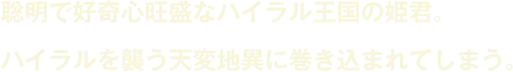 聡明で好奇心旺盛なハイラル王国の姫君。ハイラルを襲う天変地異に巻き込まれてしまう。